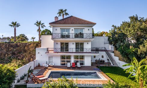 Spacious family villa with private pool and panoramic views, nestled in the hills of Estepona 783713