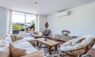 Spacious family villa with private pool and panoramic views, nestled in the hills of Estepona 783734 