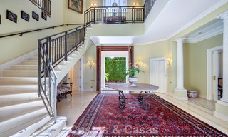 Classic Mediterranean luxury villa for sale just steps from the beach in Los Monteros, east of Marbella center 783749 