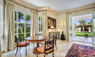 Classic Mediterranean luxury villa for sale just steps from the beach in Los Monteros, east of Marbella center 783755 