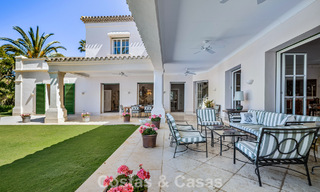 Classic Mediterranean luxury villa for sale just steps from the beach in Los Monteros, east of Marbella center 783759 