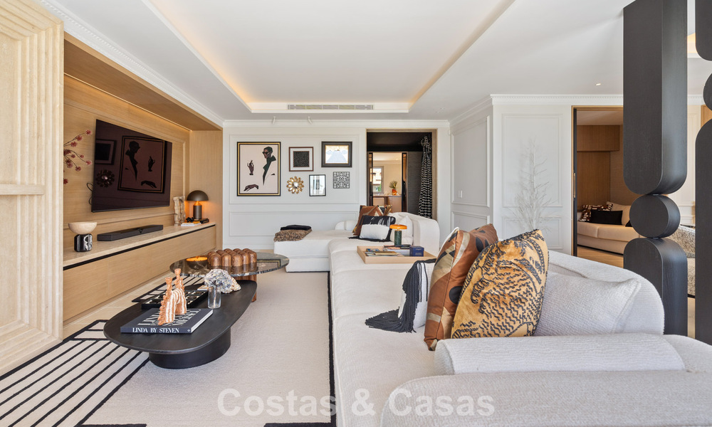 Ultra-luxurious duplex penthouse with award-winning interior for sale at Los Flamingos Golf Resort in Marbella - Benahavis 782831