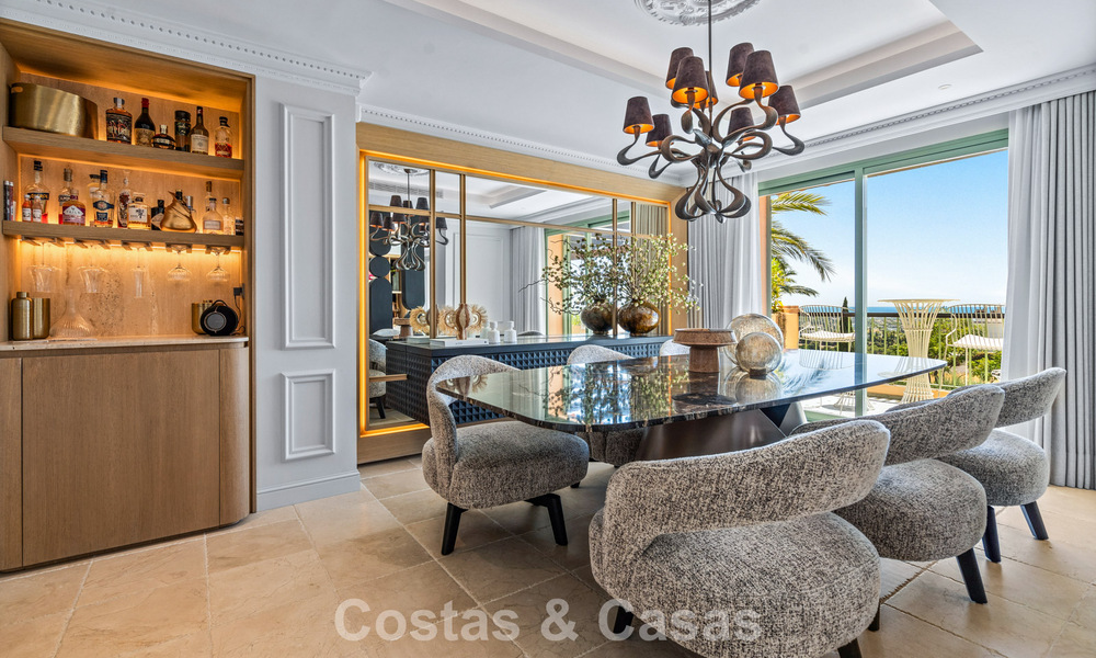 Ultra-luxurious duplex penthouse with award-winning interior for sale at Los Flamingos Golf Resort in Marbella - Benahavis 782832