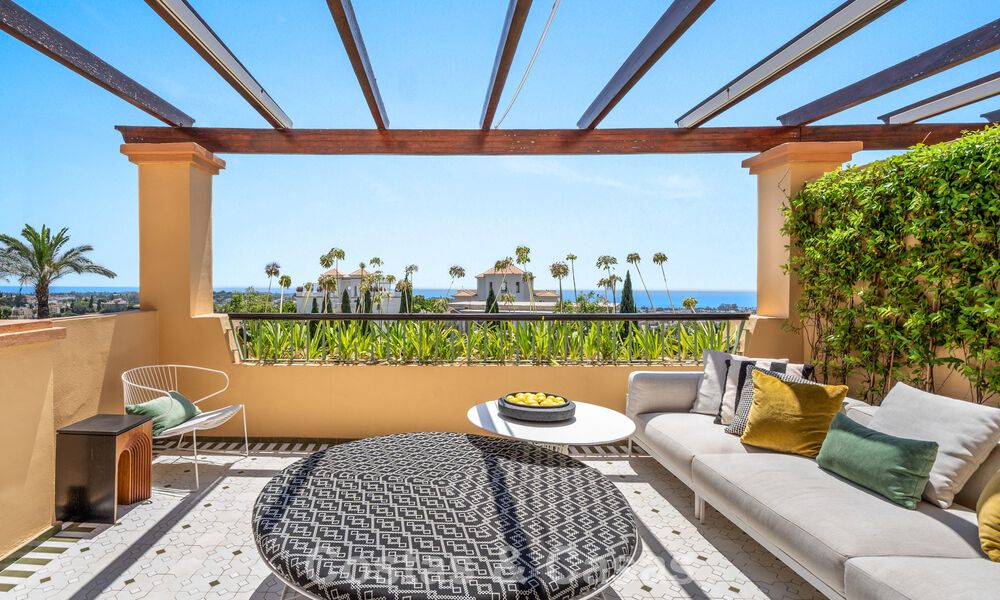 Ultra-luxurious duplex penthouse with award-winning interior for sale at Los Flamingos Golf Resort in Marbella - Benahavis 782835