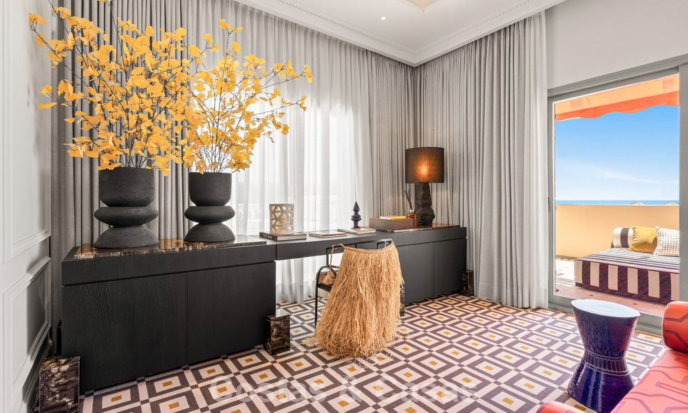 Ultra-luxurious duplex penthouse with award-winning interior for sale at Los Flamingos Golf Resort in Marbella - Benahavis 782854