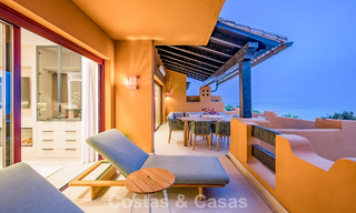 Stylishly renovated beachfront apartment with unobstructed sea views, between Marbella and Estepona 782926 
