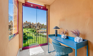 Stylishly renovated beachfront apartment with unobstructed sea views, between Marbella and Estepona 782931 