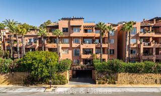 Modernly renovated apartment with stunning sea views for sale just steps from the beach on Marbella's Golden Mile 783803 