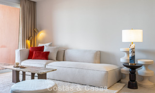 Modernly renovated apartment with stunning sea views for sale just steps from the beach on Marbella's Golden Mile 783824 