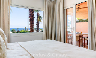 Modernly renovated apartment with stunning sea views for sale just steps from the beach on Marbella's Golden Mile 783825 