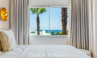 Modernly renovated apartment with stunning sea views for sale just steps from the beach on Marbella's Golden Mile 783827 
