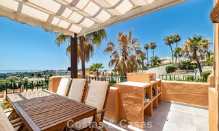 Opportunity! 3-bedroom luxury penthouse with panoramic sea views for sale in Nueva Andalucia's Golf Valley, Marbella 783308 