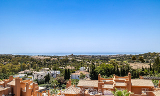 Opportunity! 3-bedroom luxury penthouse with panoramic sea views for sale in Nueva Andalucia's Golf Valley, Marbella 783346 