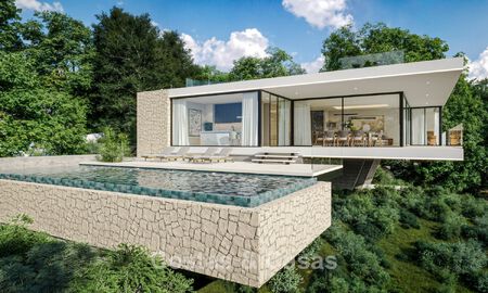 Off-plan new-build villa with cutting-edge architecture for sale in the hills of Marbella - Benahavis 783398