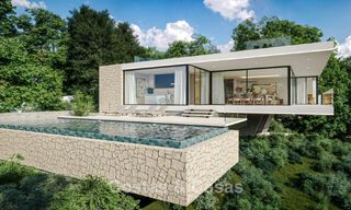 Off-plan new-build villa with cutting-edge architecture for sale in the hills of Marbella - Benahavis 783398 