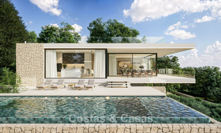 Off-plan new-build villa with cutting-edge architecture for sale in the hills of Marbella - Benahavis 783400 
