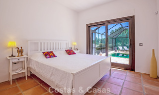Move-in ready, single-level luxury villa for sale frontline golf in a leading resort in Mijas, Costa del Sol 783917 
