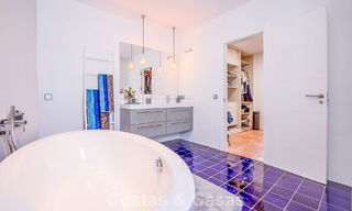 Move-in ready, single-level luxury villa for sale frontline golf in a leading resort in Mijas, Costa del Sol 783932 