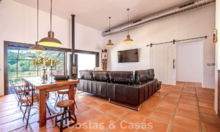 Move-in ready, single-level luxury villa for sale frontline golf in a leading resort in Mijas, Costa del Sol 783937 