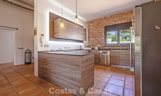 Move-in ready, single-level luxury villa for sale frontline golf in a leading resort in Mijas, Costa del Sol 783938 