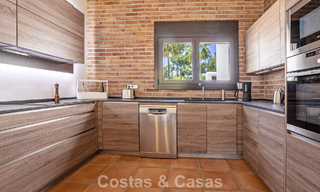 Move-in ready, single-level luxury villa for sale frontline golf in a leading resort in Mijas, Costa del Sol 783940 