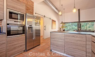 Move-in ready, single-level luxury villa for sale frontline golf in a leading resort in Mijas, Costa del Sol 783941 