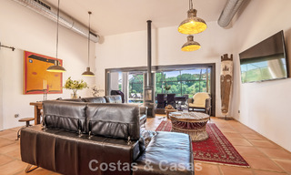 Move-in ready, single-level luxury villa for sale frontline golf in a leading resort in Mijas, Costa del Sol 783943 