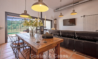Move-in ready, single-level luxury villa for sale frontline golf in a leading resort in Mijas, Costa del Sol 783944 