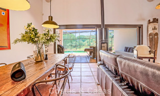 Move-in ready, single-level luxury villa for sale frontline golf in a leading resort in Mijas, Costa del Sol 783952 