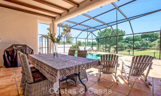 Move-in ready, single-level luxury villa for sale frontline golf in a leading resort in Mijas, Costa del Sol 783954 