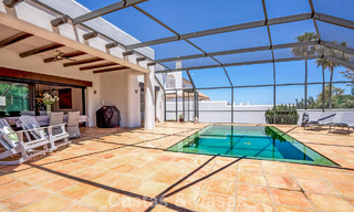 Move-in ready, single-level luxury villa for sale frontline golf in a leading resort in Mijas, Costa del Sol 783956 