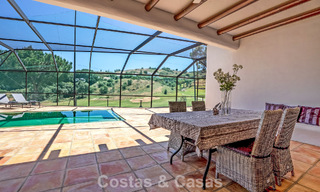 Move-in ready, single-level luxury villa for sale frontline golf in a leading resort in Mijas, Costa del Sol 783963 