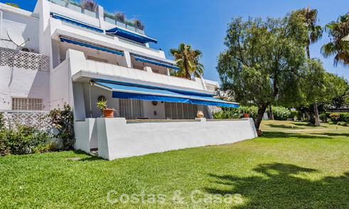 Spacious ground floor apartment in a gated complex within walking distance of the beach and Puerto Banus, Marbella 783902