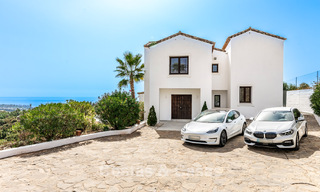 Luxury Spanish-style villa with mountain and sea views for sale on the New Golden Mile between Marbella and Estepona 784056 