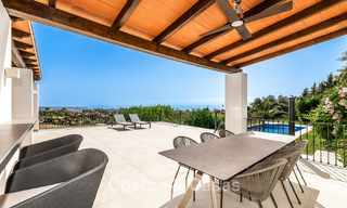 Luxury Spanish-style villa with mountain and sea views for sale on the New Golden Mile between Marbella and Estepona 784066 