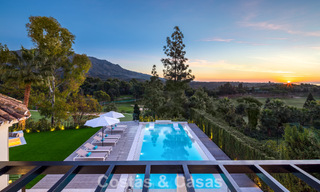 Luxurious, modern Mediterranean villa for sale, frontline Aloha Golf in Nueva Andalucia's Valley, Marbella 784078 