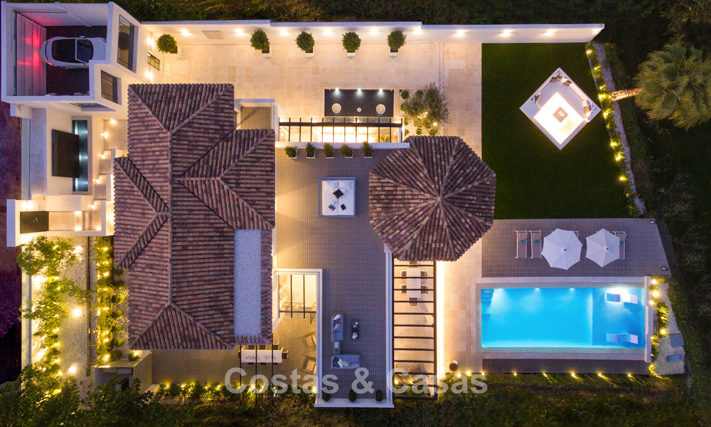Luxurious, modern Mediterranean villa for sale, frontline Aloha Golf in Nueva Andalucia's Valley, Marbella 784089