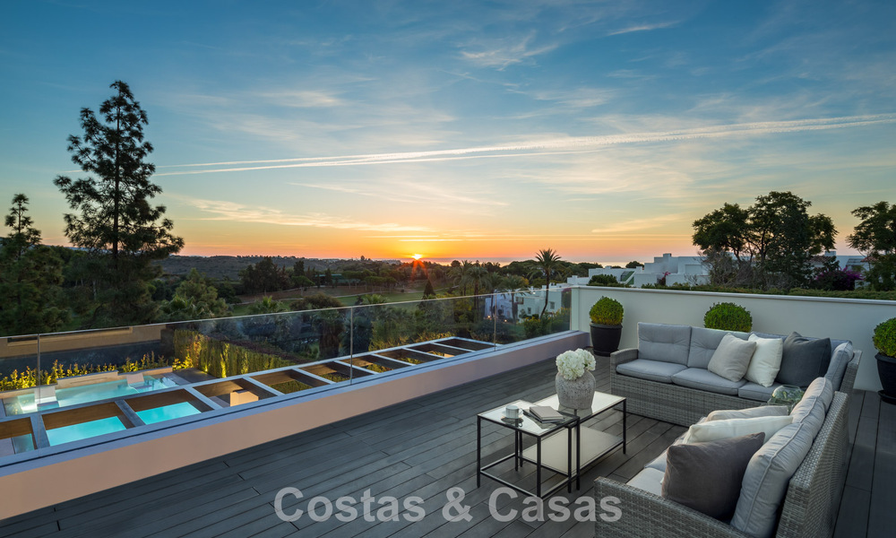 Luxurious, modern Mediterranean villa for sale, frontline Aloha Golf in Nueva Andalucia's Valley, Marbella 784097