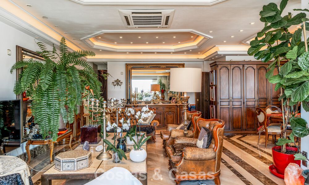 Spacious duplex apartment for sale with stunning views, frontline marina in Puerto Banus, Marbella 784163