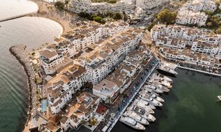 Spacious duplex apartment for sale with stunning views, frontline marina in Puerto Banus, Marbella 784169 