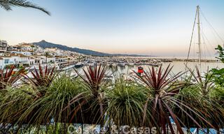 Spacious duplex apartment for sale with stunning views, frontline marina in Puerto Banus, Marbella 784186 