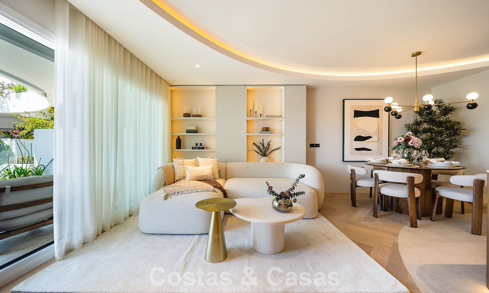 Luxurious renovated 3-bedroom apartment for sale with panoramic views on Marbella’s Golden Mile 784225