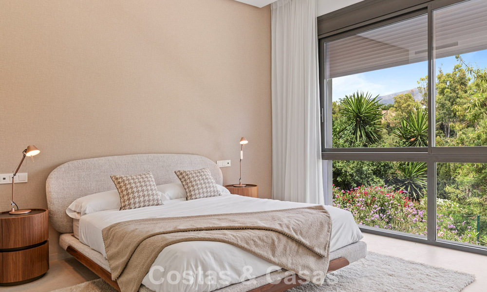 Contemporary luxury villa for sale in the green hills near San Pedro in Marbella - Benahavis 784325
