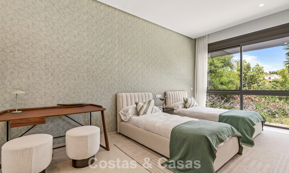 Contemporary luxury villa for sale in the green hills near San Pedro in Marbella - Benahavis 784332