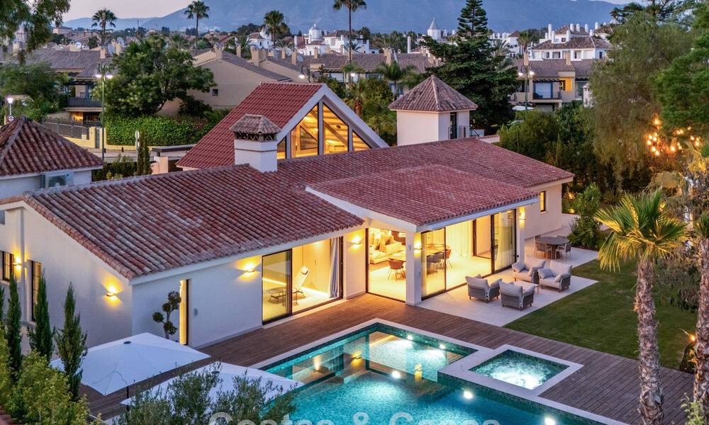 Exclusive, single-story villa for sale just steps from the beach and amenities in San Pedro and Puerto Banus, Marbella 784430