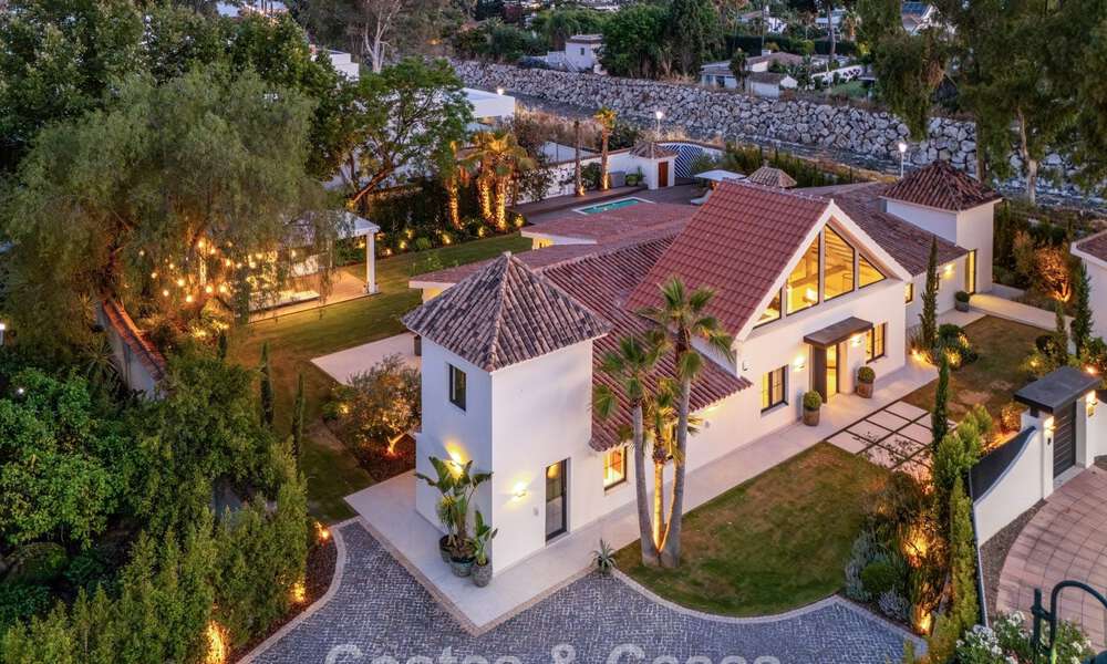 Exclusive, single-story villa for sale just steps from the beach and amenities in San Pedro and Puerto Banus, Marbella 784432