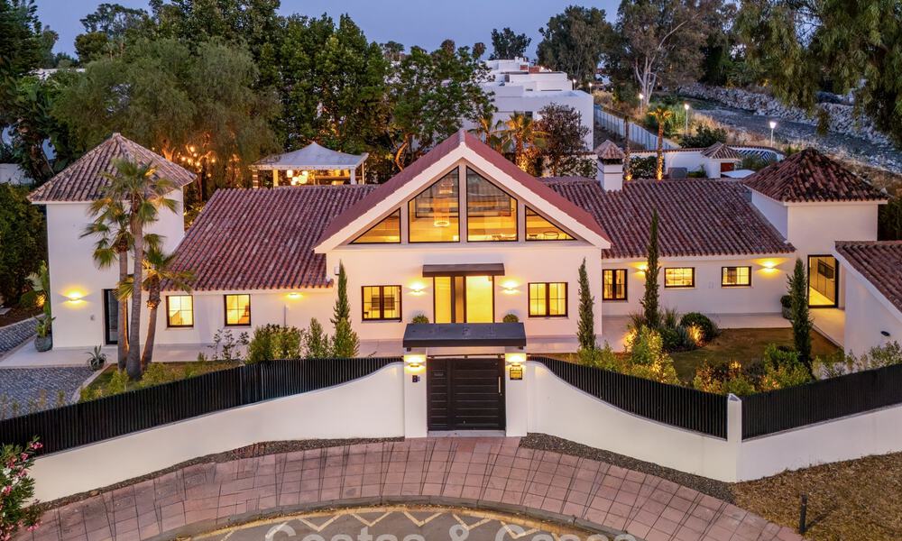 Exclusive, single-story villa for sale just steps from the beach and amenities in San Pedro and Puerto Banus, Marbella 784433