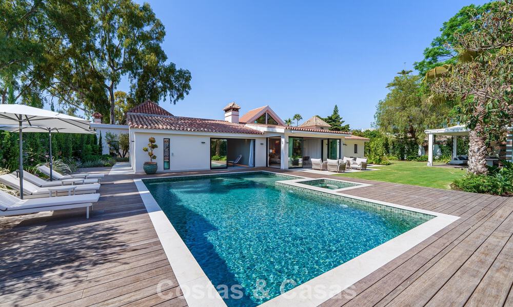 Exclusive, single-story villa for sale just steps from the beach and amenities in San Pedro and Puerto Banus, Marbella 784471