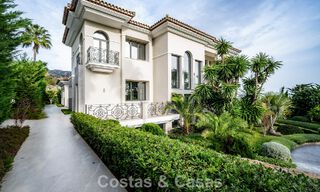 Impressive villa with authentic architecture and sea views for sale in Sierra Blanca on Marbella's Golden Mile 784630 