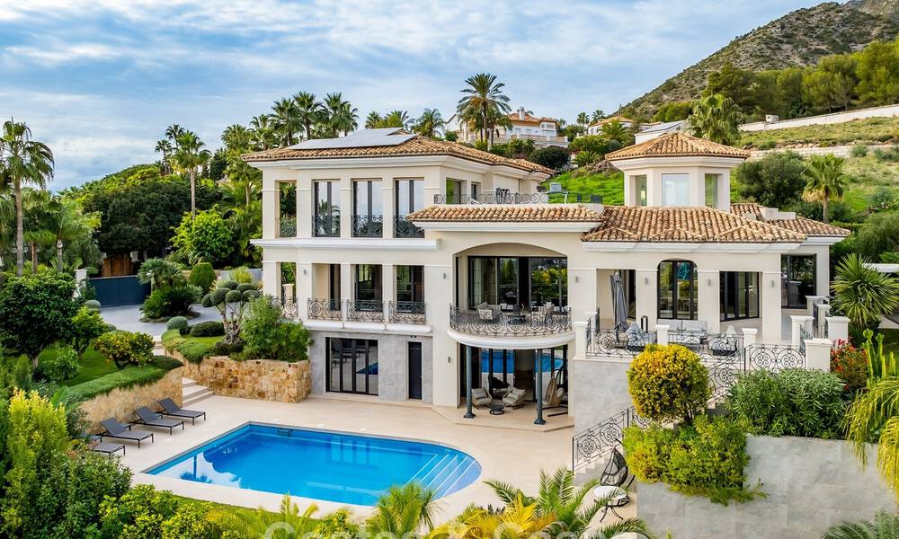Impressive villa with authentic architecture and sea views for sale in Sierra Blanca on Marbella's Golden Mile 784632